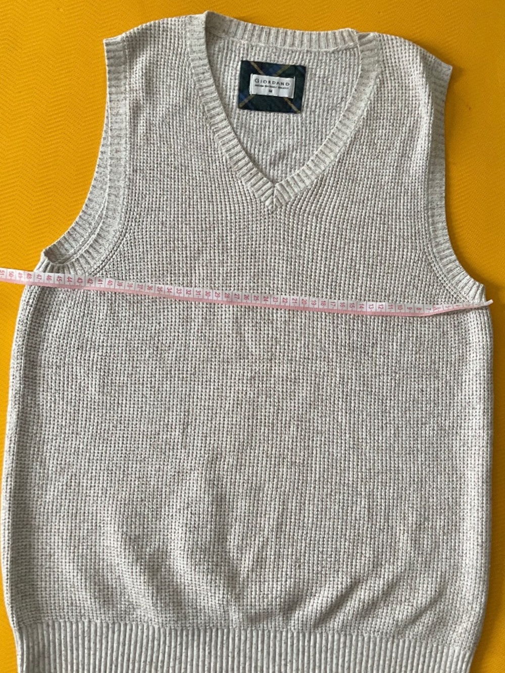 Off white Cotton knit vest